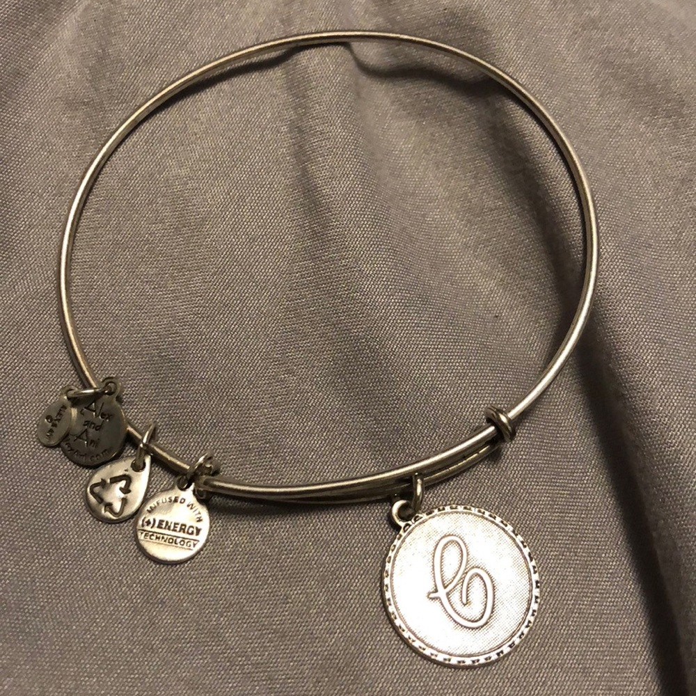 Alex and ani letter “C” bracelet